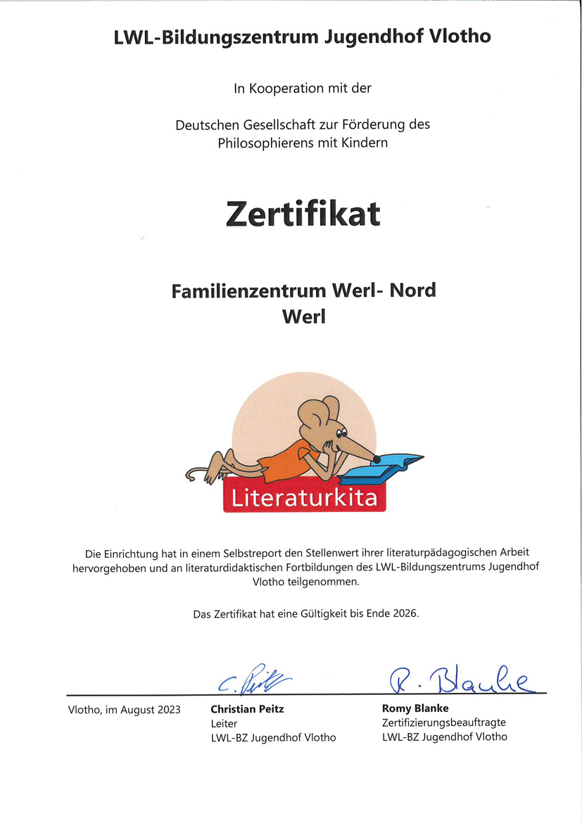 Scan Zertifikat Literaturkia 8 2023